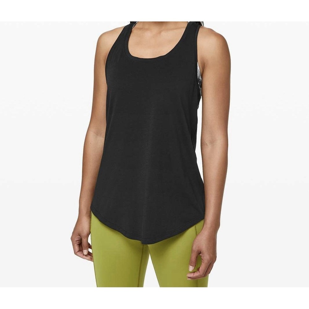 Lululemon Love Tank *Pleated Black Women's Size 6